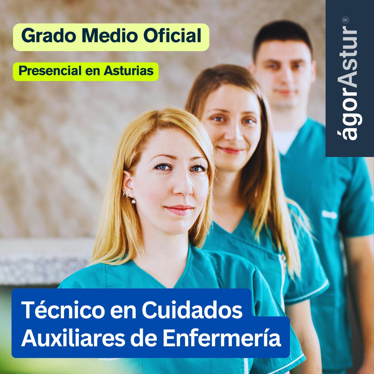 Técnico en Cuidados Auxiliares de Enfermería (Premium Presencial)